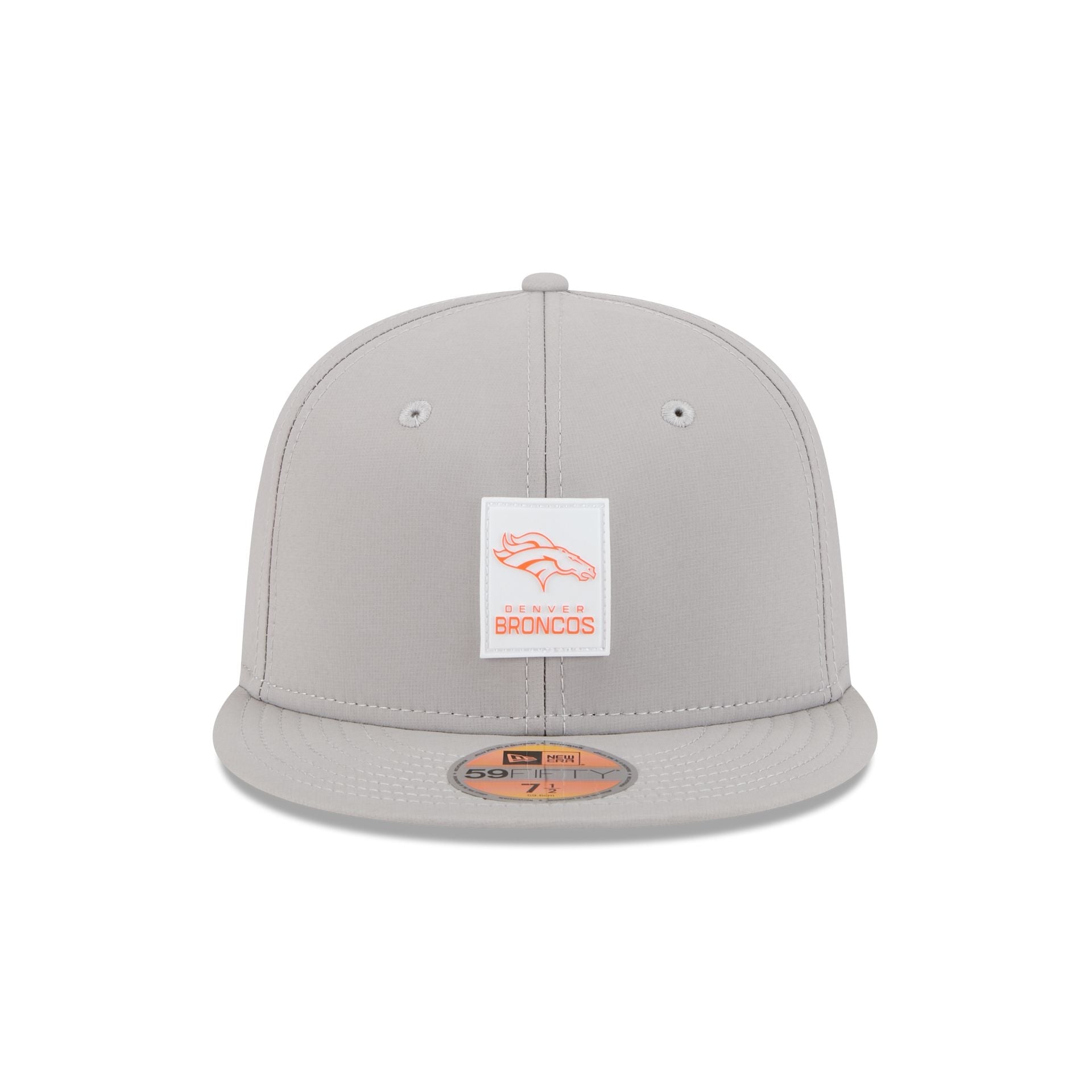 Denver Broncos 2025 Sideline Hot Weather Gray 59FIFTY Fitted Hat