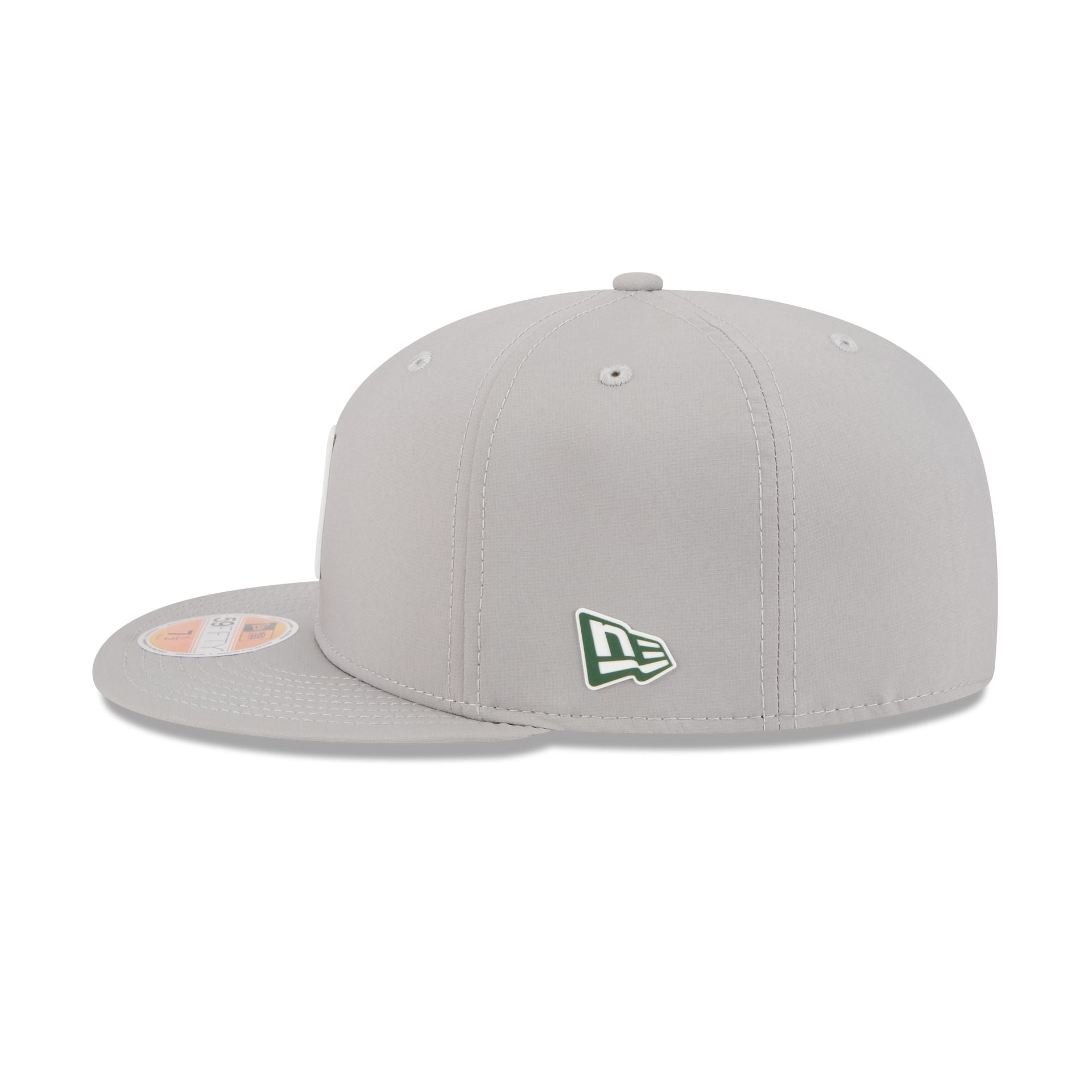 Green Bay Packers 2025 Sideline Hot Weather Gray 59FIFTY Fitted Hat