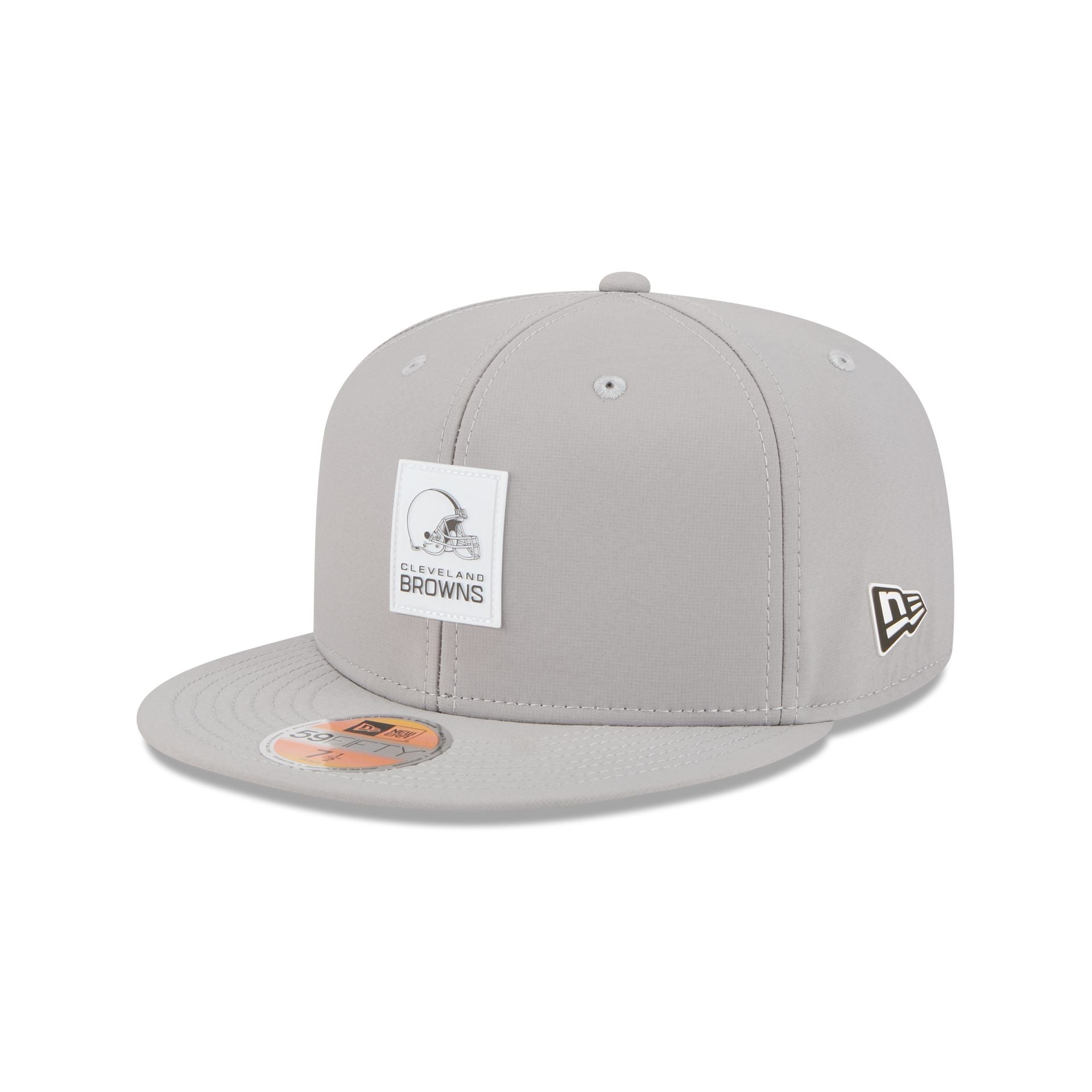 Cleveland Browns 2025 Sideline Hot Weather Gray 59FIFTY Fitted Hat
