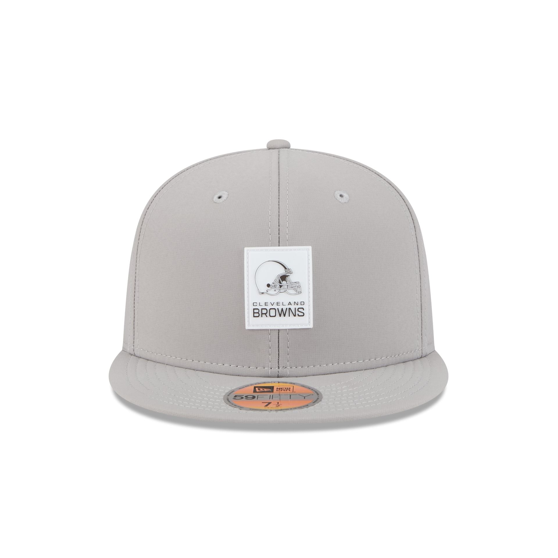 Cleveland Browns 2025 Sideline Hot Weather Gray 59FIFTY Fitted Hat