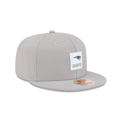 New England Patriots 2025 Sideline Hot Weather Gray 59FIFTY Fitted Hat