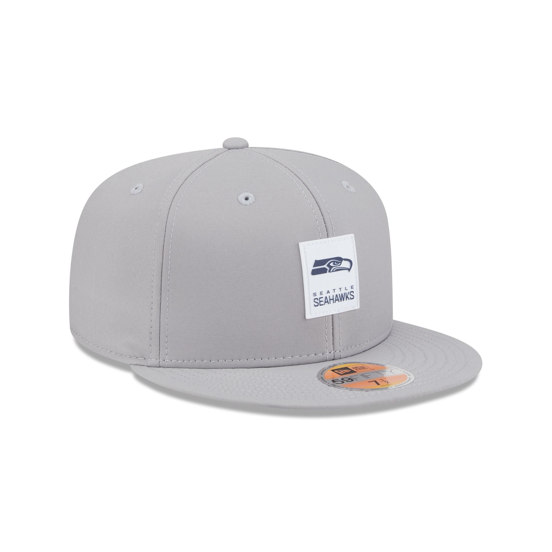 Seattle Seahawks 2025 Sideline Hot Weather Gray 59FIFTY Fitted Hat