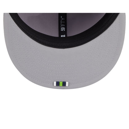 Seattle Seahawks 2025 Sideline Hot Weather Gray 59FIFTY Fitted Hat