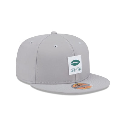 New York Jets 2025 Sideline Hot Weather Gray 59FIFTY Fitted Hat