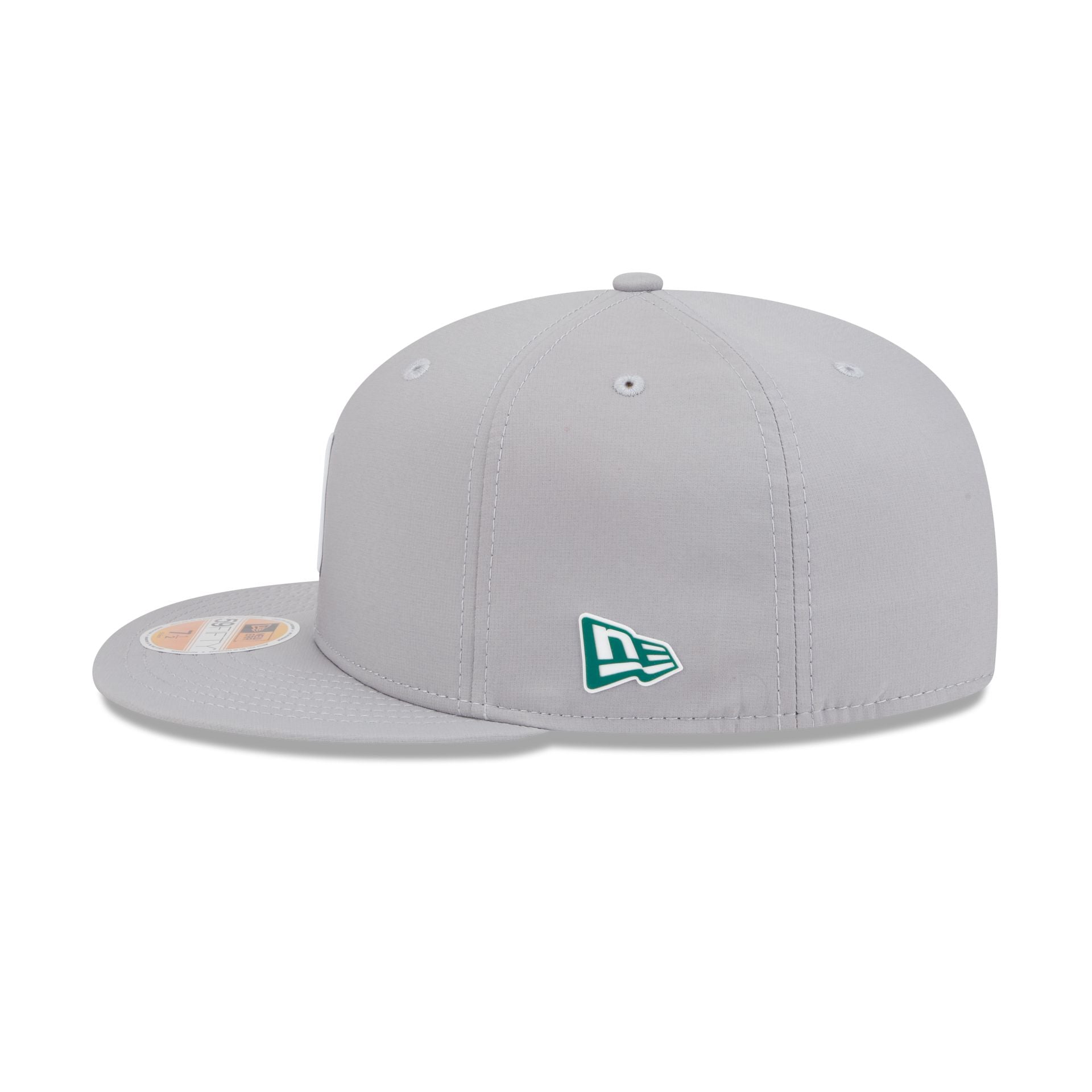 New York Jets 2025 Sideline Hot Weather Gray 59FIFTY Fitted Hat