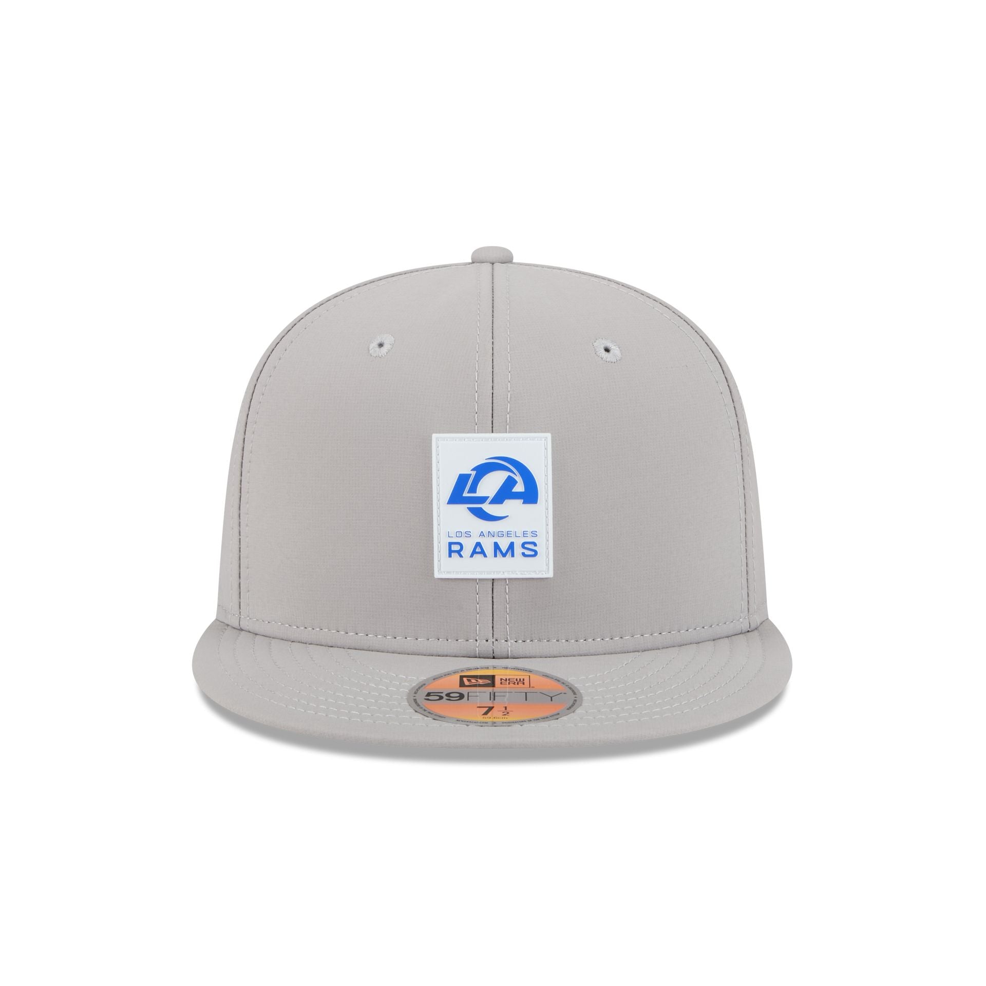 Los Angeles Rams 2025 Sideline Hot Weather Gray 59FIFTY Fitted Hat