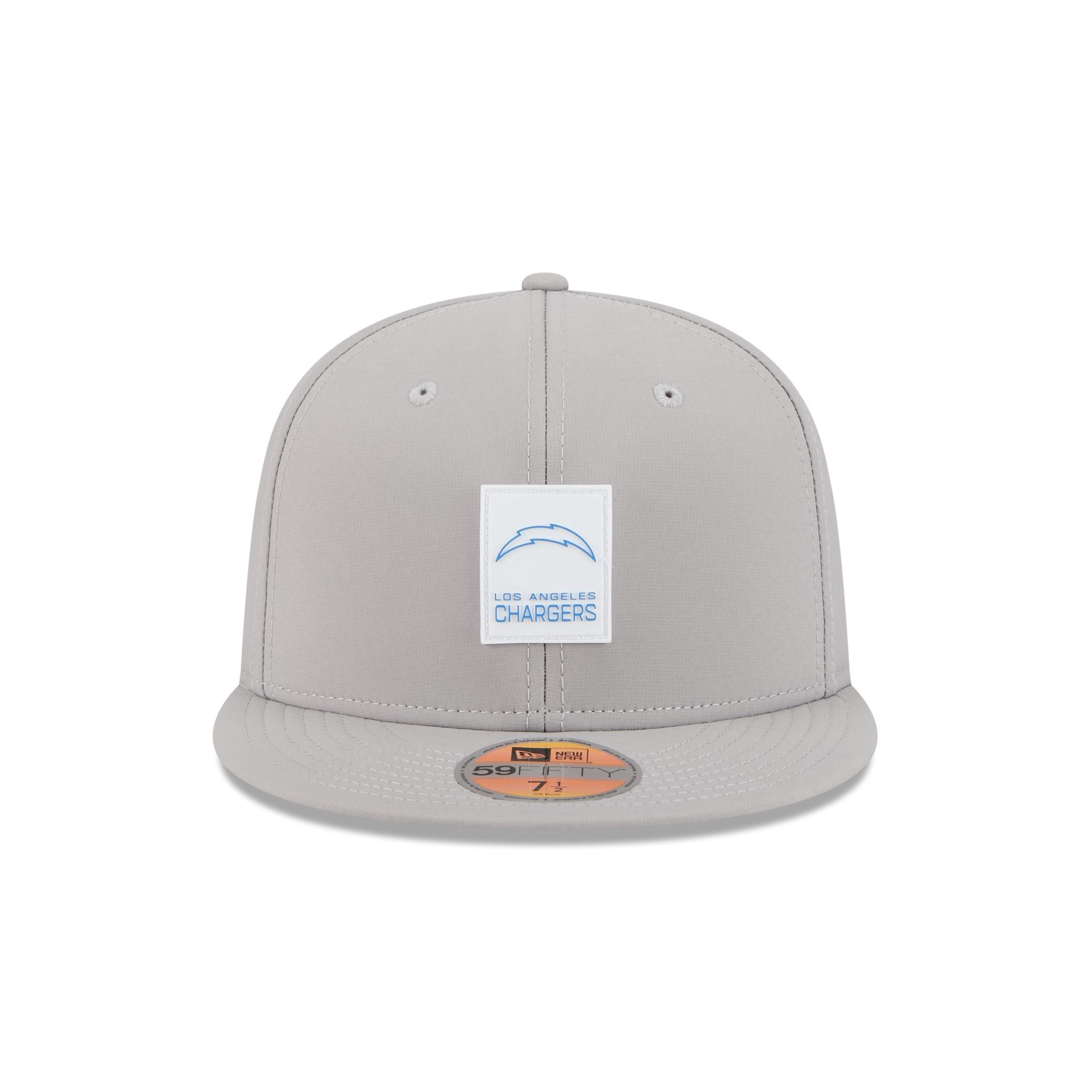 Los Angeles Chargers 2025 Sideline Hot Weather Gray 59FIFTY Fitted Hat