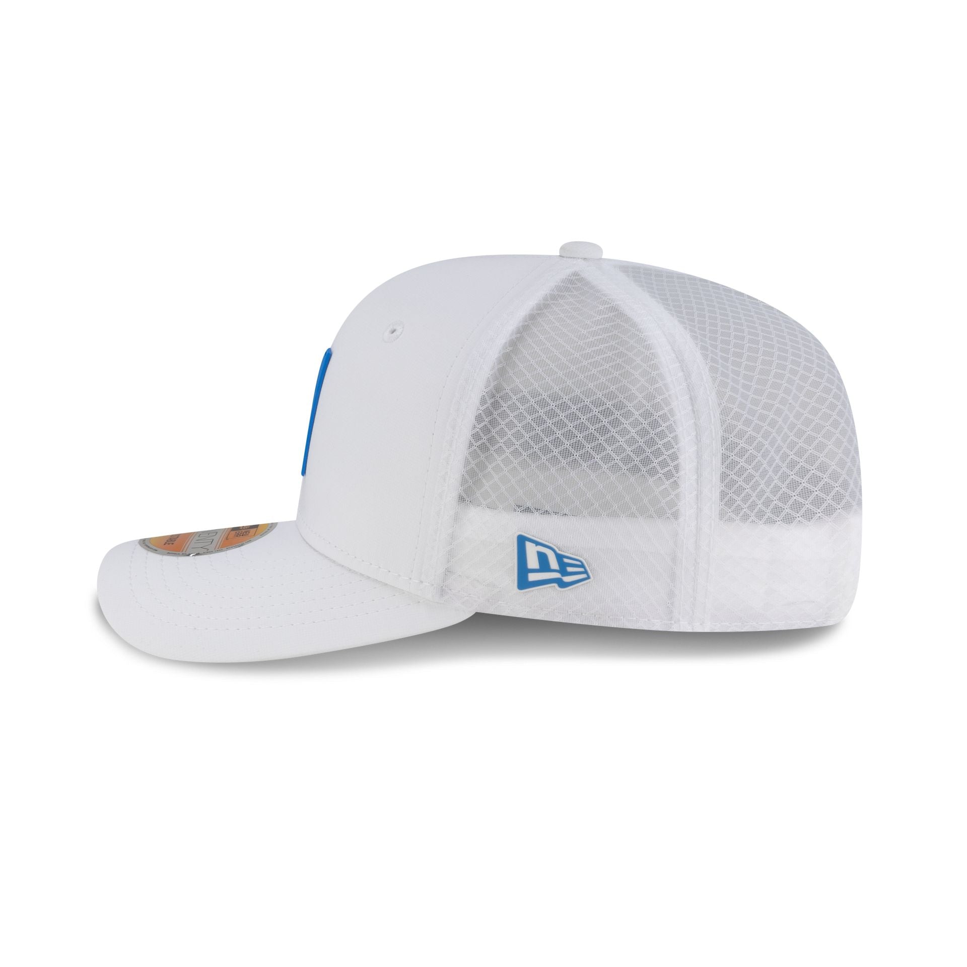 Detroit Lions 2025 Sideline Hot Weather White 9SEVENTY Trucker Hat