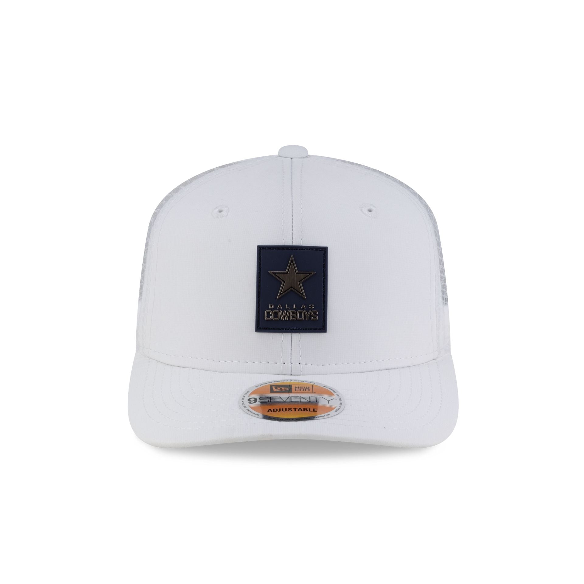 Dallas Cowboys 2025 Sideline Hot Weather White 9SEVENTY Trucker Hat