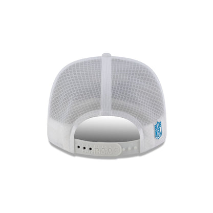 Carolina Panthers 2025 Sideline Hot Weather White 9SEVENTY Trucker Hat