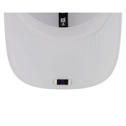 Baltimore Ravens 2025 Sideline Hot Weather White 9SEVENTY Trucker Hat