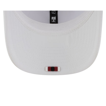 Arizona Cardinals 2025 Sideline Hot Weather White 9SEVENTY Trucker Hat