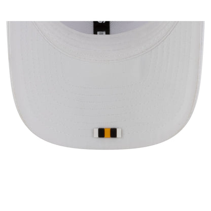 Pittsburgh Steelers 2025 Sideline Hot Weather White 9SEVENTY Trucker Hat