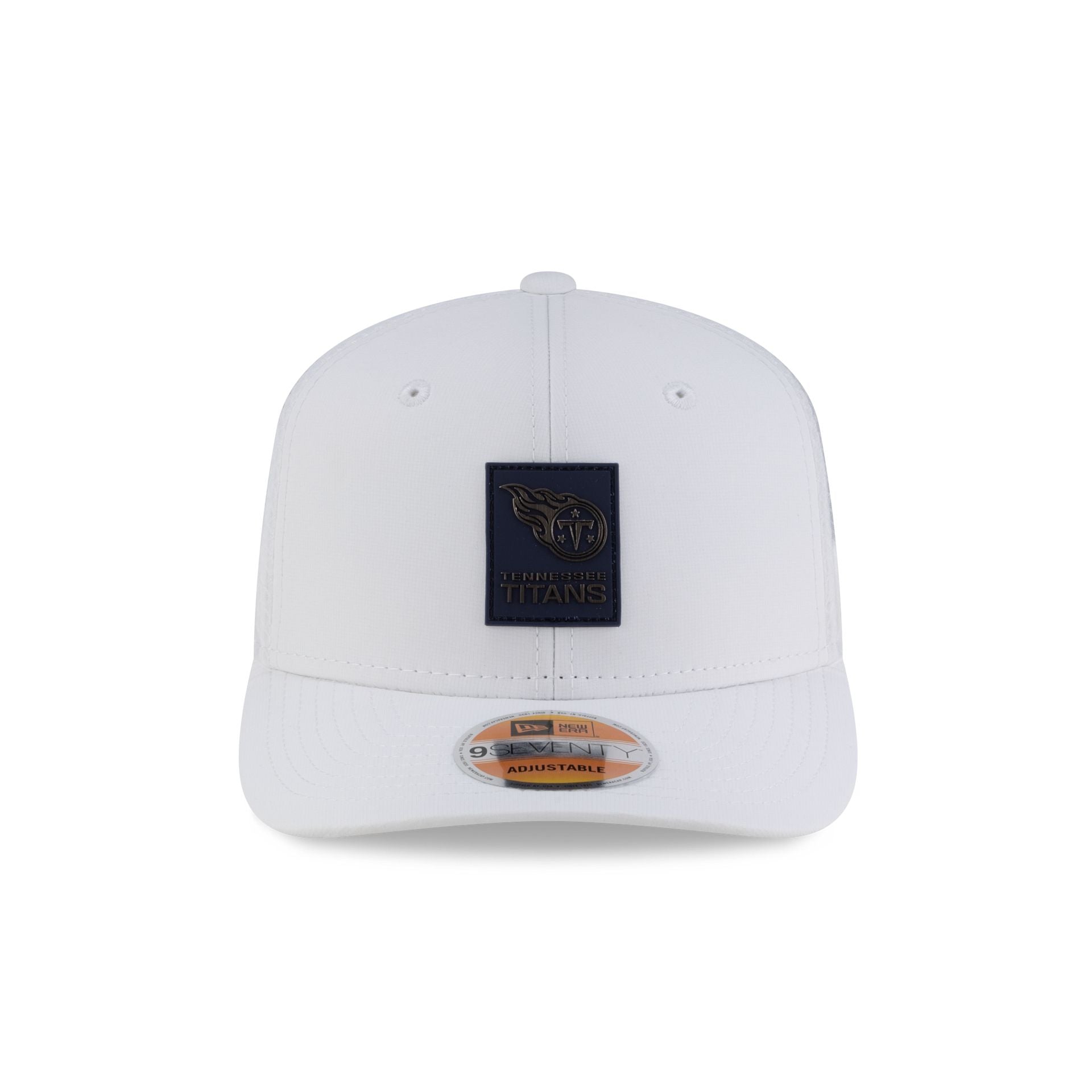 Tennessee Titans 2025 Sideline Hot Weather White 9SEVENTY Trucker Hat