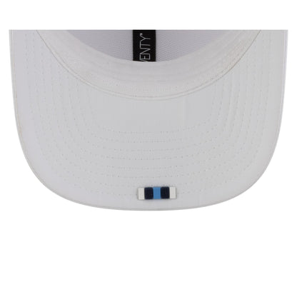 Tennessee Titans 2025 Sideline Hot Weather White 9SEVENTY Trucker Hat
