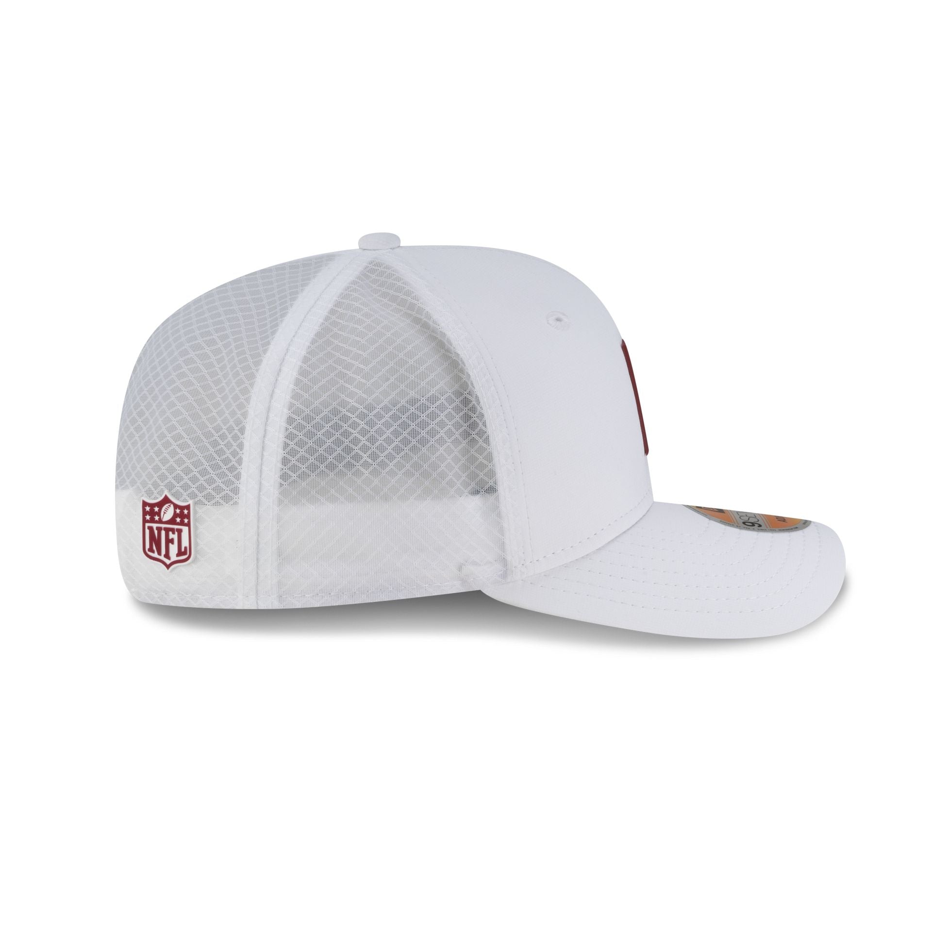 Washington Commanders 2025 Sideline Hot Weather White 9SEVENTY Trucker Hat
