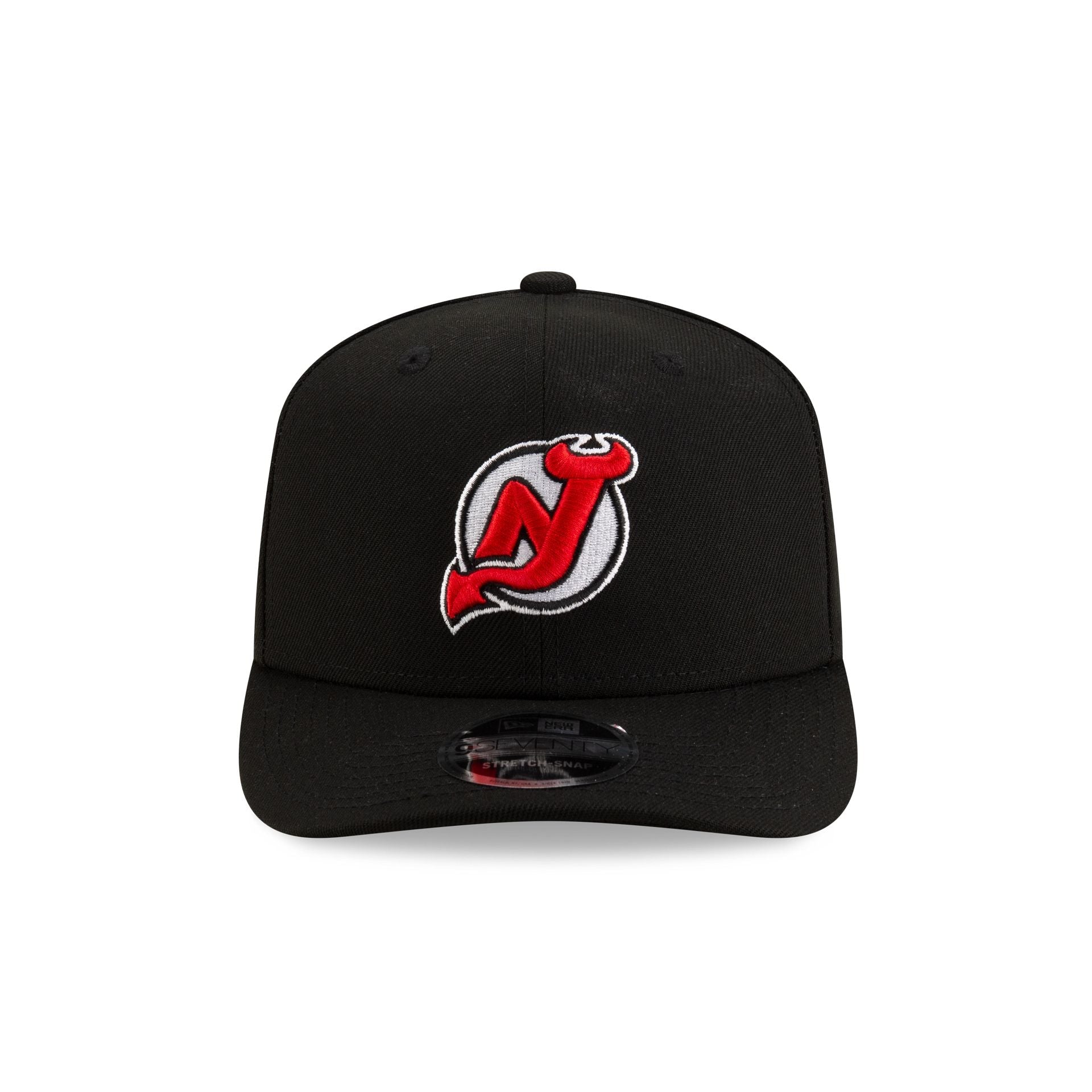 New Jersey Devils Black 9SEVENTY Stretch-Snap Hat
